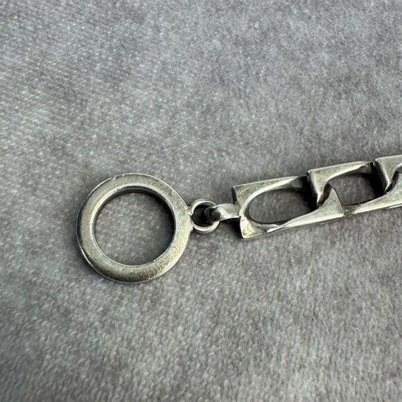 GUCCI Vintage Chain Bracelet Silver Sterling 925 Unisex - Picture 6 of 10